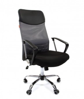 Кресло для руководителя CHAIRMAN 610 N(15-21 черный/сетка серый) в Сысерти - sysert.ok-mebel.com | фото