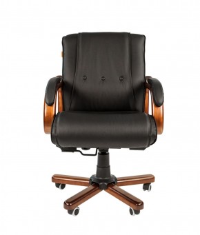 Кресло для руководителя CHAIRMAN  653 М (Кожа) Черное в Сысерти - sysert.ok-mebel.com | фото 2