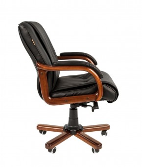 Кресло для руководителя CHAIRMAN  653 М (Кожа) Черное в Сысерти - sysert.ok-mebel.com | фото 3
