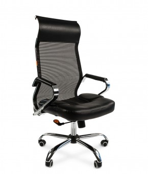 Кресло для руководителя CHAIRMAN 700 (Сетка) Черное в Сысерти - sysert.ok-mebel.com | фото 1