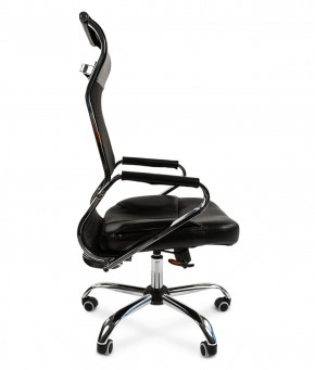 Кресло для руководителя CHAIRMAN 700 (Сетка) Черное в Сысерти - sysert.ok-mebel.com | фото 3