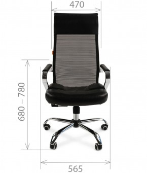 Кресло для руководителя CHAIRMAN 700 (Сетка) Черное в Сысерти - sysert.ok-mebel.com | фото 4