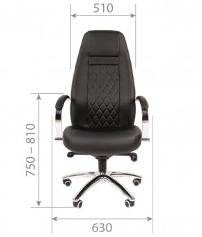 Кресло для руководителя CHAIRMAN 950 (Экокожа) Черное в Сысерти - sysert.ok-mebel.com | фото 4
