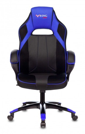 Кресло игровое Бюрократ VIKING 2 AERO BLUE черный/синий в Сысерти - sysert.ok-mebel.com | фото 2