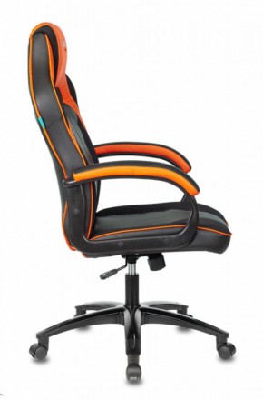 Кресло игровое Бюрократ VIKING 2 AERO ORANGE черный/оранжевый в Сысерти - sysert.ok-mebel.com | фото 3