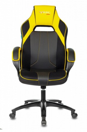 Кресло игровое Бюрократ VIKING 2 AERO YELLOW черный/желтый в Сысерти - sysert.ok-mebel.com | фото 2