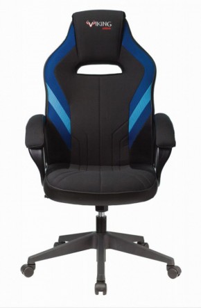 Кресло игровое Бюрократ VIKING 3 AERO BLUE черный/синий в Сысерти - sysert.ok-mebel.com | фото 2
