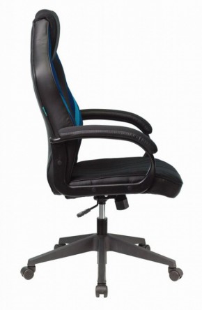 Кресло игровое Бюрократ VIKING 3 AERO BLUE черный/синий в Сысерти - sysert.ok-mebel.com | фото 3