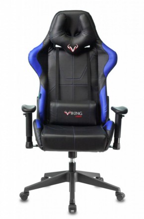Кресло игровое Бюрократ VIKING 5 AERO BLUE черный/синий в Сысерти - sysert.ok-mebel.com | фото 3