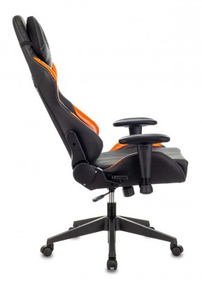 Кресло игровое Бюрократ VIKING 5 AERO ORANGE черный/оранжевый в Сысерти - sysert.ok-mebel.com | фото 2