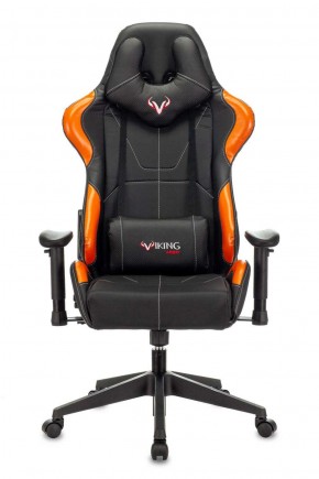 Кресло игровое Бюрократ VIKING 5 AERO ORANGE черный/оранжевый в Сысерти - sysert.ok-mebel.com | фото 3