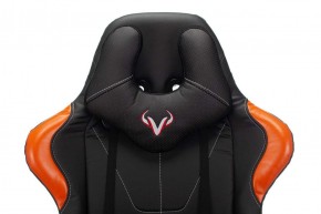 Кресло игровое Бюрократ VIKING 5 AERO ORANGE черный/оранжевый в Сысерти - sysert.ok-mebel.com | фото 6