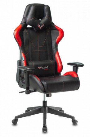 Кресло игровое Бюрократ VIKING 5 AERO RED черный/красный в Сысерти - sysert.ok-mebel.com | фото