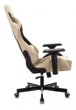 Кресло игровое Бюрократ VIKING 7 KNIGHT BR FABRIC коричневый/бежевый в Сысерти - sysert.ok-mebel.com | фото 2