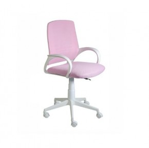 Кресло Ирис White сетка/ткань розовая в Сысерти - sysert.ok-mebel.com | фото