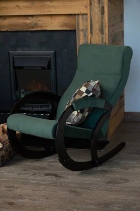 Кресло-качалка КОРСИКА 34-Т-AG (зеленый) в Сысерти - sysert.ok-mebel.com | фото 3