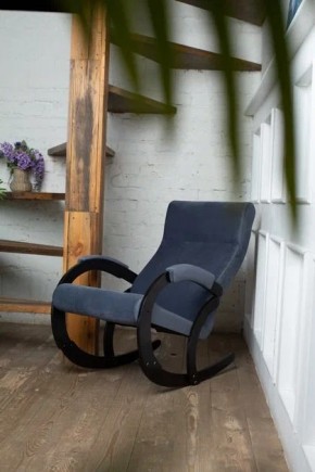 Кресло-качалка КОРСИКА 34-Т-AN (темно-синий) в Сысерти - sysert.ok-mebel.com | фото 3