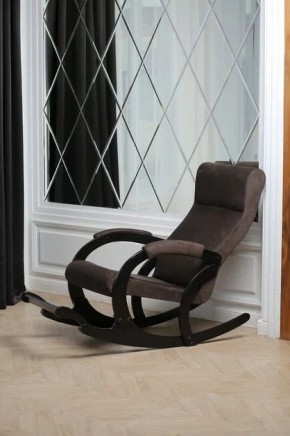 Кресло-качалка МАРСЕЛЬ 33-Т-AC (кофе) в Сысерти - sysert.ok-mebel.com | фото 3