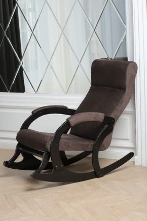Кресло-качалка МАРСЕЛЬ 33-Т-AC (кофе) в Сысерти - sysert.ok-mebel.com | фото 4