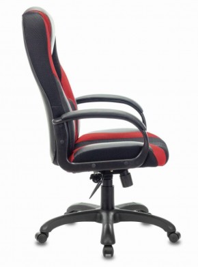 Кресло компьютерное BRABIX PREMIUM "Rapid GM-102" (экокожа/ткань, черное/красное) 532107 в Сысерти - sysert.ok-mebel.com | фото 3