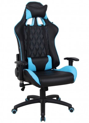 Кресло компьютерное BRABIX "GT Master GM-110" (черное/голубое) 531928 в Сысерти - sysert.ok-mebel.com | фото