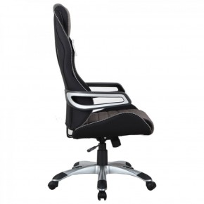 Кресло компьютерное BRABIX Techno GM-002 (ткань) черное/серое, вставки белые (531815) в Сысерти - sysert.ok-mebel.com | фото 4