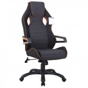 Кресло компьютерное BRABIX Techno Pro GM-003 (ткань черное/серое, вставки оранжевые) 531813 в Сысерти - sysert.ok-mebel.com | фото