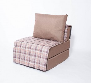 Кресло-кровать бескаркасное Харви (коричневый-квадро беж) в Сысерти - sysert.ok-mebel.com | фото 1