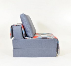 Кресло-кровать бескаркасное Харви (серый-геометрия слейт) в Сысерти - sysert.ok-mebel.com | фото 2