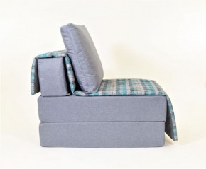 Кресло-кровать бескаркасное Харви (серый-квадро азур) в Сысерти - sysert.ok-mebel.com | фото 2
