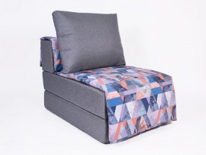 Кресло-кровать бескаркасное Харви (серый-сноу деним) в Сысерти - sysert.ok-mebel.com | фото