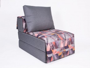 Кресло-кровать бескаркасное Харви (серый-сноу манго) в Сысерти - sysert.ok-mebel.com | фото