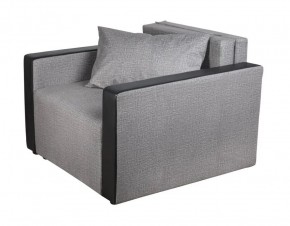 Кресло-кровать Милена с подлокотниками (серый) Велюр в Сысерти - sysert.ok-mebel.com | фото