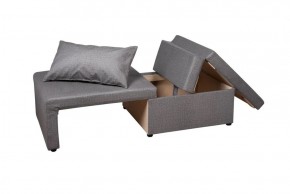 Кресло-кровать Милена (серый) Велюр в Сысерти - sysert.ok-mebel.com | фото 3