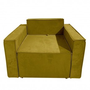 Кресло-кровать Принц КК1-ВГ (велюр горчичный) в Сысерти - sysert.ok-mebel.com | фото