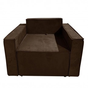 Кресло-кровать Принц КК1-ВК (велюр коричневый) в Сысерти - sysert.ok-mebel.com | фото 1