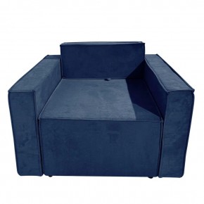 Кресло-кровать Принц КК1-ВСи (велюр синий) в Сысерти - sysert.ok-mebel.com | фото