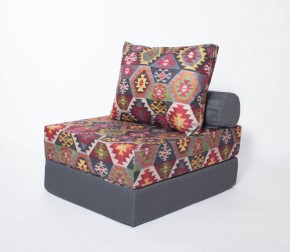 Кресло-кровать-пуф бескаркасное Прайм (мехико серый-графит) в Сысерти - sysert.ok-mebel.com | фото 2