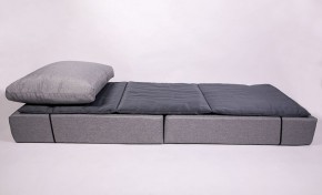 Кресло-кровать-пуф бескаркасное Прайм (мехико серый-графит) в Сысерти - sysert.ok-mebel.com | фото 3