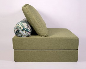 Кресло-кровать-пуф бескаркасное Прайм (Оливковый) в Сысерти - sysert.ok-mebel.com | фото 3