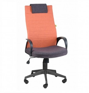 Кресло Квест HOME (Ткань КФ-28/КФ-13) оранжевый-сливовый в Сысерти - sysert.ok-mebel.com | фото