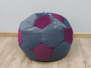 Кресло-мешок Мяч S (Shaggy Grafit-Shaggy Wine) в Сысерти - sysert.ok-mebel.com | фото 1