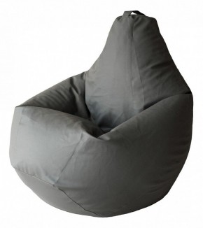 Кресло-мешок Серая ЭкоКожа 2XL 135*95 см в Сысерти - sysert.ok-mebel.com | фото
