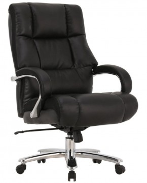 Кресло офисное BRABIX PREMIUM "Bomer HD-007" (рециклированная кожа, хром, черное) 531939 в Сысерти - sysert.ok-mebel.com | фото