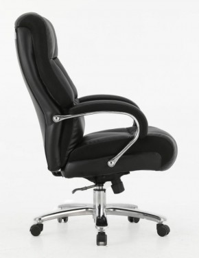 Кресло офисное BRABIX PREMIUM "Bomer HD-007" (рециклированная кожа, хром, черное) 531939 в Сысерти - sysert.ok-mebel.com | фото 3