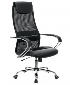 Кресло офисное BRABIX PREMIUM "Stalker EX-608 CH" (хром, ткань-сетка/кожзам, черное) 532091 в Сысерти - sysert.ok-mebel.com | фото