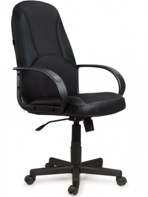 Кресло офисное BRABIX "City EX-512" (кожзам черный, ткань черная) 531407 в Сысерти - sysert.ok-mebel.com | фото