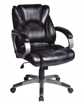 Кресло офисное BRABIX "Eldorado EX-504", экокожа, черное, 530874 в Сысерти - sysert.ok-mebel.com | фото 1
