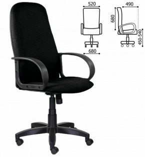 Кресло офисное BRABIX "Praktik EX-279" (ткань/кожзам, черное) 532017 в Сысерти - sysert.ok-mebel.com | фото 4