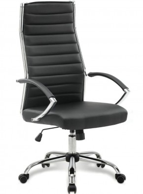 Кресло офисное BRABIX "Style EX-528", экокожа, хром, черное, 531947 в Сысерти - sysert.ok-mebel.com | фото